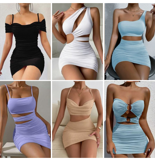 Fashion clearance clothing wholesale women's casual dresses mixed packaging random shipment inventory Fashion clearance clothing wholesale women's casual dresses mixed packaging random shipment inventory